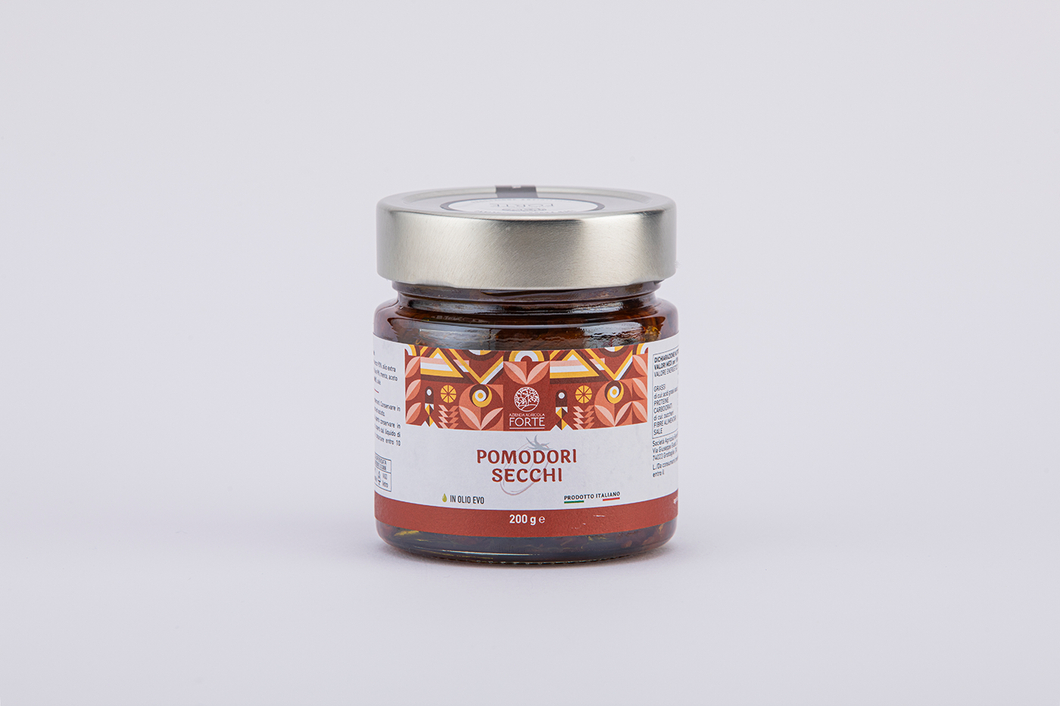 POMODORI SECCHI in olio extra vergine di oliva